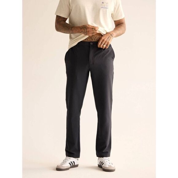 CHUBBIES EVERYWEAR PANT MENS LARGE 34" INSEAM BLACK MIDNIGHT ADVENTURES NEW - Picture 1 of 4